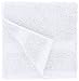 Amazon Brand – Pinzon Organic Cotton Bathroom Washcloths, Set of 12, White