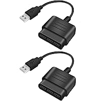 HDE Controller Adapter Playstation 2 to USB for Sony Playstation 3 and ...