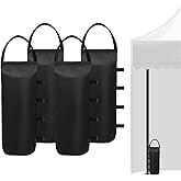 IALNAI 112 LBS Canopy Weights Sand Bags for Canopy Outdoor Advertising Tent Sunshade Fixed Windproof Pop up Tent（No Sand） 4-Pack Package May Vary