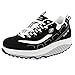 Skechers Women's Shape Ups Strength Fitness Walking Shoe,Black/White,8 M US