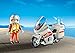 PLAYMOBIL Emergency Motorcycle with Light Building Kit