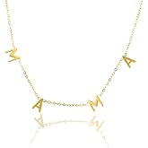 ElegGlo Mama Necklace Gift, Exquisite Gold-Plated Necklace for New Mothers Pregnant Friends Gift Pregnant Women with Cards Mother's Day Valentine's Day Thanksgiving