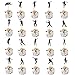20Pcs Dance Floss Cupcake Toppers for Kids,Gaming Themed Birthday Party Supplies Cake Decoration