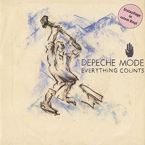 Everything counts / Work hard (Erstauflage in rotem Vinyl) / INT 111.812 (7 BONG 3) Import