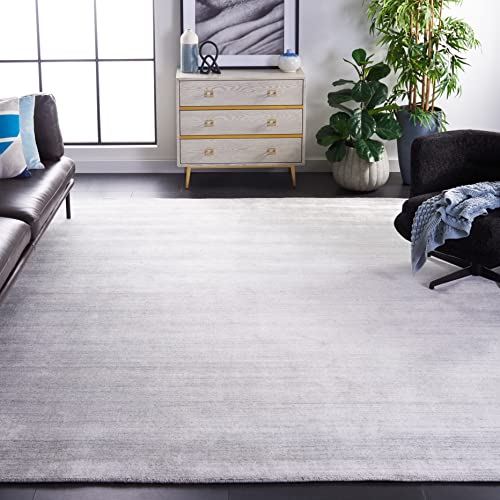 SAFAVIEH Mirage Collection 10' x 14' Ash MIR550A Handmade Modern Wool & Viscose…