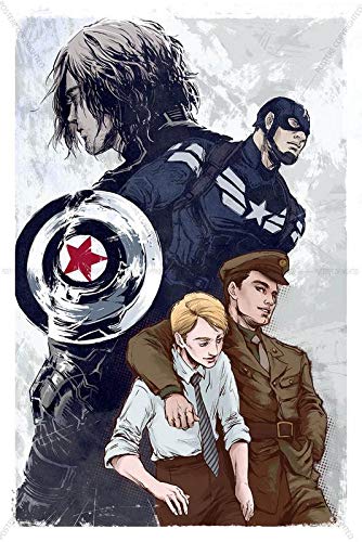 Postere Friendship Captain America And Bucky Barnes Poster