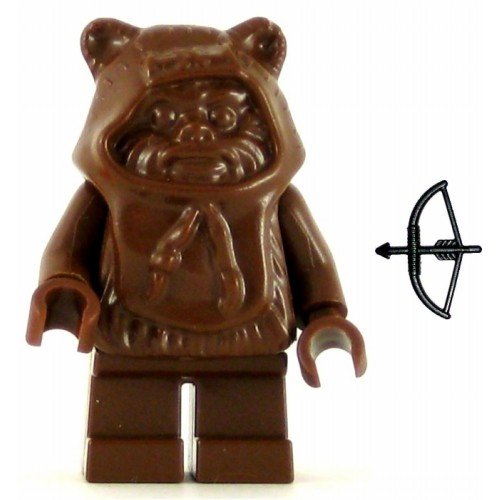 LEGO Star Wars Minifig Ewok Brown Hood
