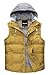 wantdo Women's Quilted Puffer Vest Thicken Warm Winter Coat with Removable Hood