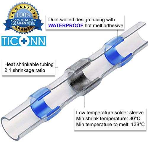 2 TICONN+Connectors+Waterproof+Insulated+Electrical