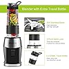 Blender-Smoothie-Maker-AETKFO-700W-Food-Processor-Mixer-3-in-1-Electric-Personal-Blender-Smoothie-BlendersChopperGrinder-Ice-Crusher-15L-Jug-Food-Container-570ml-Sports-Bottle-BPA-Free Blender Smoothie Maker, 700W Food Processor Mixer 3-in-1 Electric Personal Blender Smoothie Blenders/Chopper/Grinder Ice…