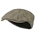 Khaki Plaid Ivy Newsboy Cap