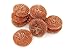 Large Pure Copper Scrubbers, Extra Thick Heavy Duty, 10 Pieces. Perfect for Cleaning Pots, Pans, Glassware. Environmentally Safe.