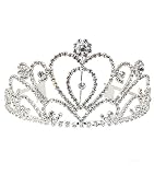 JOYIN Royal Jewleled 2 Pack King's and Queen's Royal Crowns - King Queen Halloween Costume Prom Accessories