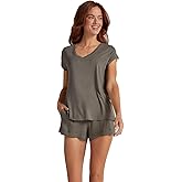Faceplant Dreams' Bamboo Rayon Short Sleeve Pajama Shirt | Luxury Lounge and Sleepwear