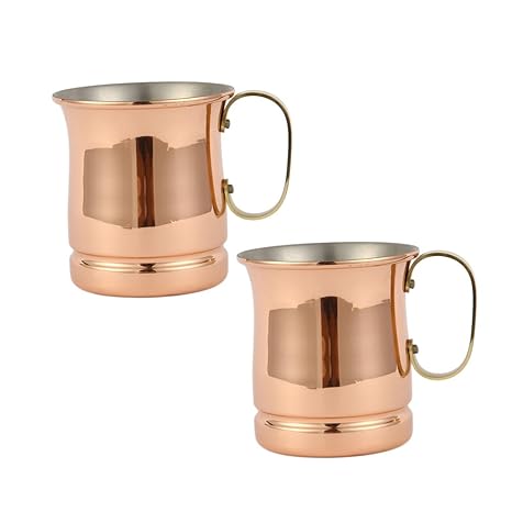 Copa De Bronce De Moscú 16 Oz Práctica, Copa De Cobre Perfecta, Copa De