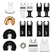 Saw Blades, Baban 15 Pcs Multitool Blades Wood/Soft Metal Oscillating Multitool Quick Release Saw Blades Mixed Universal Blade Set Compatible with Most of Oscillating Tool