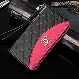 iPhone 7 Plus iPhone 8 Plus Case, New Elegant Luxury PU Leather Classic Style Cover Case For Apple iPhone 7 Plus iPhone 8 Plus ( Color : Black )