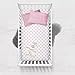Crib Sheets, 2 Pack Pink Owls & Hearts Fitted Soft Jersey Cotton Girl Bedding