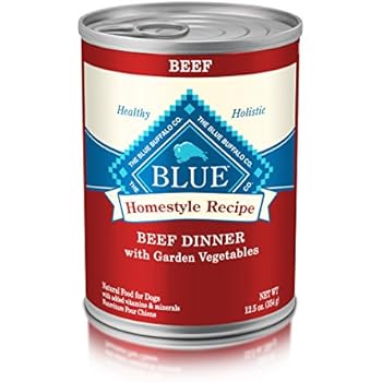 Blue Buffalo Canned Dog Food, Beef Dinner (Pack Of 12 12.5