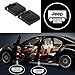 IHEX Auto 4pcs Jeep Door Light Car Wireless Led Welcome Projector, Entry Welcome Laser Courtesy Lights Ground Ghost Shadow Light Lamp