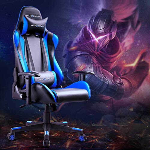 GTRACING Gaming Chair Racing Office Computer Game Desk Chair Ergonomic Backrest and Seat Height Adjustment Swivel Rocker… - Image 2