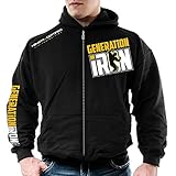 Monsta Clothing Co. Men's Generation Iron (Official Licensed) (ZHOD) Zipper Hoodies