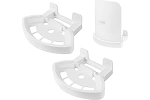 Huafly 2pcs Wall Mount Bracket for eero Max 7 WiFi, Effortless Installation No Messy Wires Space Saving, Strong ABS Holder, C