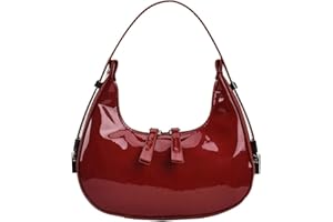 CAISTRE Women's Crescent Shoulder Bags Retro Y2k 90s Hobo Handbags Top Handle Y2k Underarm Bag Fashion Clutch Purses