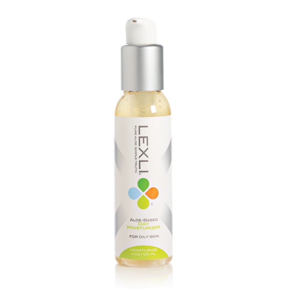 Amazon Com Lexli Face Moisturizer For Oily Skin I Organic Aloe Vera I Shine Stopping Refines Pores I 4 Oz I Lightweight Gel I Paraben Free Cruelty Free Beauty