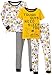 Carter's Little Boys' 4 Piece PJ Set (Toddler/Kid) Construction