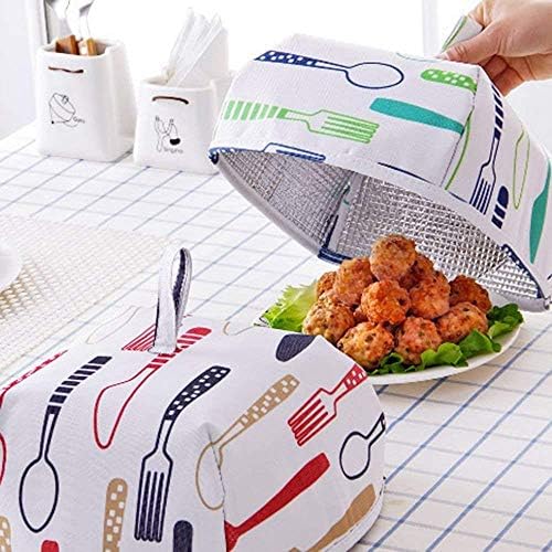ON GATE Food Covers Keep Warm Vegetable Cover Reusable Aluminum Foil Cover Dishes Insulation Kitchen Food Cover Nets Anti Fly Mosquito