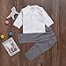 Infant and Toddler Baby Boy Gentleman Formal Party Wedding Suits Outfits (6-12Months, Grey)