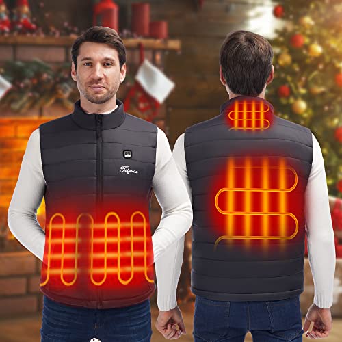 Telguua Heated Vest for Men with Battery Pack Included Warm Men's