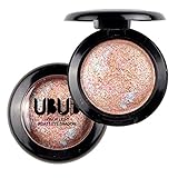 Misaky Classy Intensity Single Baked Shimmer Metallic Pigmented Eyeshadow Highlighter Pigment Palette (#8)