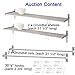 Ikea Grundtal Stainless Steel Kitchen Organizer Set 31.5