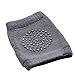 Kindstore,Functional Baby Crawling Anti-Slip Knee Compression Sleeve Unisex Kneecap Coverage(dark-gray)