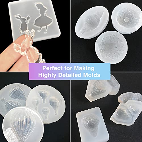 LET'S RESIN Silicone Mold Making Kit Liquid Silicone Rubber 140oz