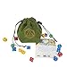 Third Die Dice Bag - Handcrafted and Reversible Drawstring Bag That Stands Open On The Table - for All Your Gaming Needs - Leaf Green and Tan