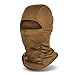 Balaclava Windproof Ski Mask Cold Weather Face Mask Motorcycle Neck Warmer or Tactical Hood, Afghan Tan