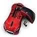 TDRTECH Wireless Car Mouse 2.4Ghz 3D DPI 1600 Cool Sport USB Gaming Mouse Mice for PC Computer Laptop Notebook Red