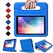 2017 New Fire 7 Case - LTROP Portable Shock Proof Fire 7 Tablet Case for Kids (7th Generation, 2017 Release) - Blue
