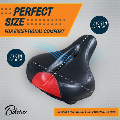 Bikeroo Bike Seat Cushion for Women Universal Memory Foam Bicycle