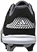 adidas Unisex-Kid's Icon MD Baseball Shoe, Black/White/Onix, 11K M US Little Kid