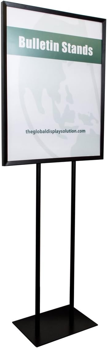 THE GLOBAL DISPLAY SOLUTION|Floor Standing Bulletin Poster Display - 22"w x 28"h