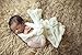 Newborn Photography Prop Stretch Wraps, DIY Infant Photos, Baby Photo Blanket Prop, Multiple Colors for boys and girls by Lakeson & Co. (Creamy White)
