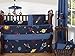 Sweet Jojo Designs Rocket Ship Navy Blue Lamp Shade for Space Galaxy Bedding Collection
