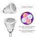 Grow Light, 15 W Triple Heads LED Grow Lamp UV Plant Light, Full Spectrum 360 Swivel Gooseneck Individual Switch Control, for Seed Starting, Flower Blooming, Fruiting (Non-Dimmable)