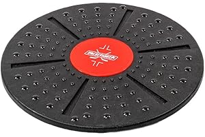 HockeyShot Training Balance Board - Skating, Strength & Balance Skills Training, Off-Ice, Portable, Heavy Duty, Suitable for 