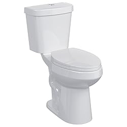 Two Piece Toilets Elongated, 19" ADA Comfort Height