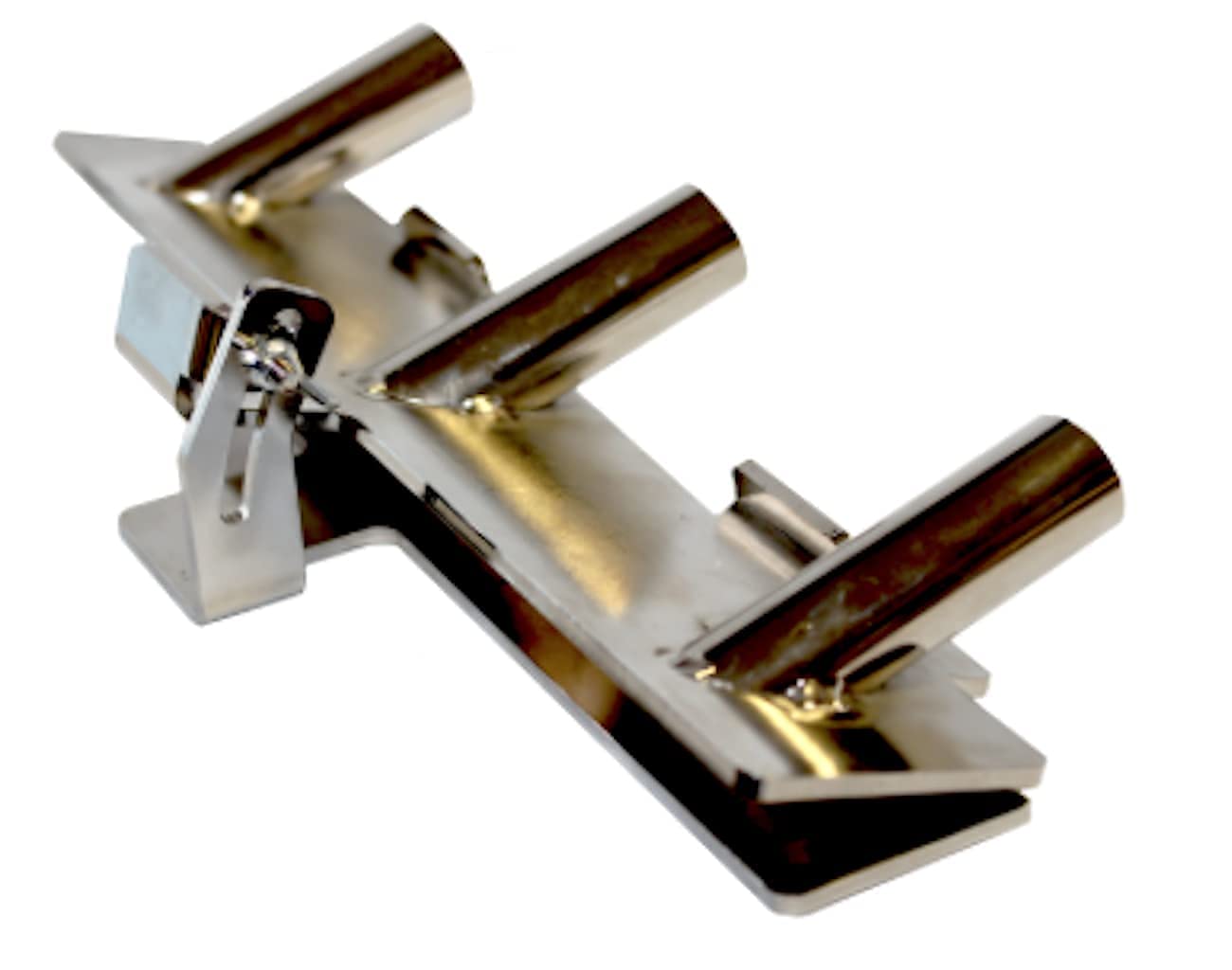 Serafin Stainless Steel Grill Attachment Set with Accessories (8 pieces, Adjustable, Dishwasher Safe, for All Cooking Grates and Fire Bowls)